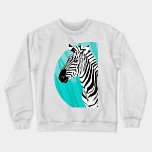 Zebra Crewneck Sweatshirt